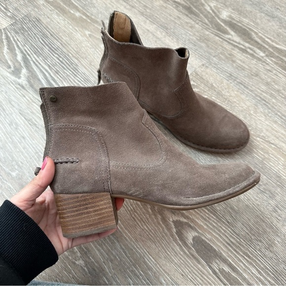 Ugg Bandara Mysterious suede ankle booties, travel friendly, cozy chic - Picture 2 of 11